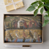 Papier Mousseline Nativité mystique, 1500 par Sandro Botticelli (Cadeau)