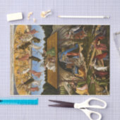 Papier Mousseline Nativité mystique, 1500 par Sandro Botticelli (Artisanat)