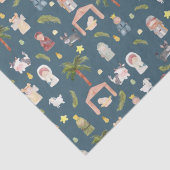 Papier Mousseline Nativité Noël (Détail)