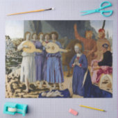 Papier Mousseline NATIVITY OF JESUS, ANGELS by PIERO DELLA FRANCESCA (Artisanat)