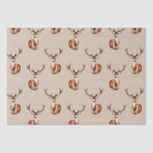 Papier Mousseline Nature Deer Wildlife (Recto)