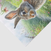 Papier Mousseline Nature Inspired Easter Eggs and Rabbit  (Détail)