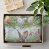 Papier Mousseline Nature Inspired Easter Eggs and Rabbit  (Cadeau)