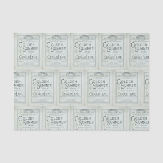 Papier Mousseline Nautical Beach Design Series 16 (Recto)