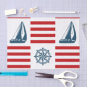Papier Mousseline Nautical design (Artisanat)