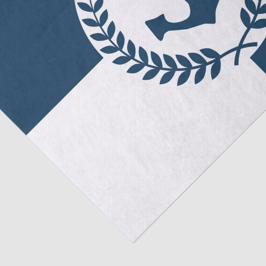 Papier Mousseline Nautical themed design (Détail)