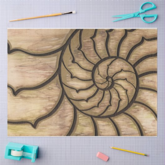 Papier Mousseline Nautilus (Artisanat)