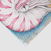 Papier Mousseline Nautilus Octopus Carte Vintage Nautilus (Détail)