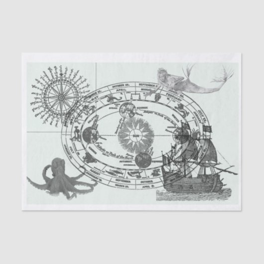 Papier Mousseline Nautique (Recto)