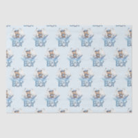 Nautique mignonne ours en peluche Bateau bleu C'es