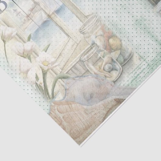 Papier Mousseline Nautique Plage Design Series 1 (Détail)