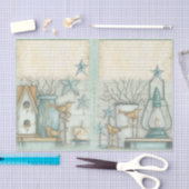 Papier Mousseline Nautique Plage Design Series 3 (Artisanat)