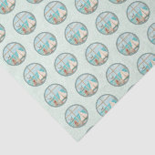 Papier Mousseline Nautique Plage Design Series 5 (Détail)