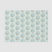 Papier Mousseline Nautique Plage Design Series 5 (Recto)