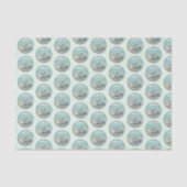 Papier Mousseline Nautique Plage Design Series 6 (Recto)