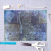 Papier Mousseline Nautique vintage (Artisanat)