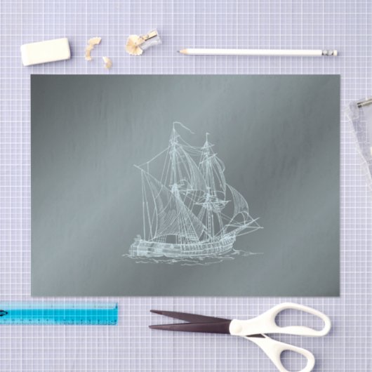 Papier Mousseline navire (Artisanat)