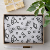 Papier Mousseline Navire spatial (Cadeau)