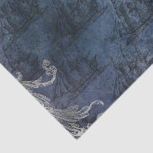 Papier Mousseline Navires vintages nautiques (Détail)