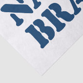 PAPIER MOUSSELINE NAVY BRAT (Détail)