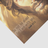 Papier Mousseline N'ayez pas peur, je suis avec vous. (Détail)