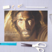 Papier Mousseline N'ayez pas peur, je suis avec vous. (Artisanat)