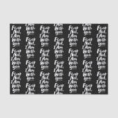 Papier Mousseline NE CRAINS PAS, JE SUIS avec toi Religieux - Ésaïe  (Recto)