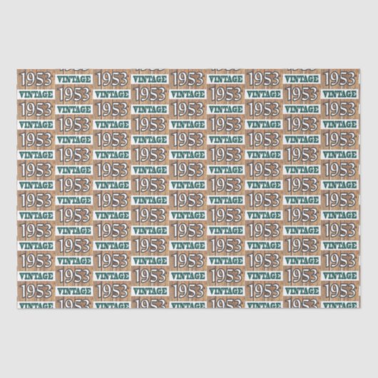 Papier Mousseline Né en 1953 papier de tissu (Recto)