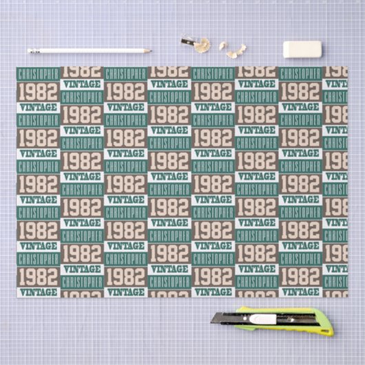 Papier Mousseline Né en 1982 (Artisanat)