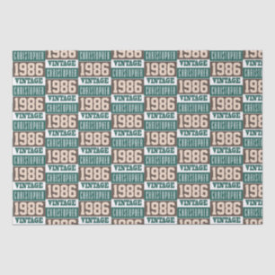 Papier Mousseline Né en 1986 avec le nom chrétien