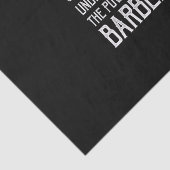 Papier Mousseline ne jamais sous-estimer la puissance d'un coiffeur (Détail)