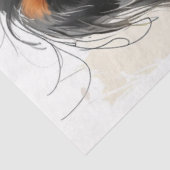 Papier Mousseline Ne l'a pas fait Dachshund Dog Decoupage (Détail)