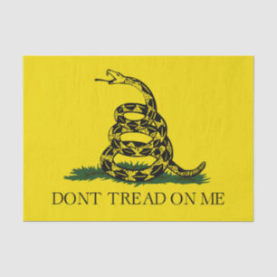 Papier Mousseline Ne pas taper sur le drapeau de Me Gadsden