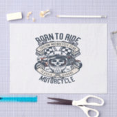 Papier Mousseline Né Pour Ride Motorcycle (Artisanat)