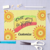 Papier Mousseline Ne vous inquiétez pas être Hippie Thunder_Cove (Artisanat)