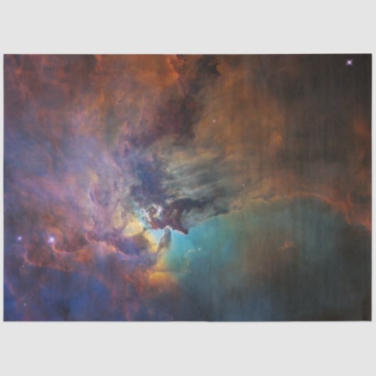 Papier Mousseline Nebula de lagune (Image spatiale astronomique) (Un (Recto)