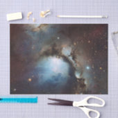 Papier Mousseline Nebula Orion Astronomie bleu brun ciel étoiles (Artisanat)