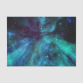 Papier Mousseline Nebula pourpre Turquoise N (Recto)