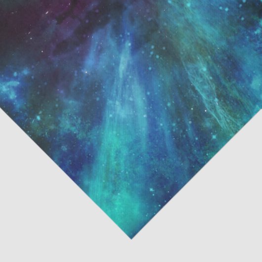 Papier Mousseline Nebula pourpre Turquoise N (Détail)