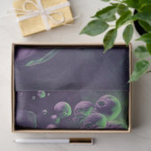 Papier Mousseline Nebular du crâne Echos Purple Green Découpage (Cadeau)