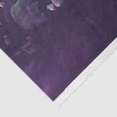 Papier Mousseline Nebular du crâne Echos Purple Green Découpage (Détail)
