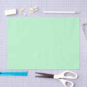 Papier Mousseline Neo Mint vert couleur solide (Artisanat)