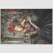 Papier Mousseline Neo victorien gothique foncé élégance Portrait Art (Recto)