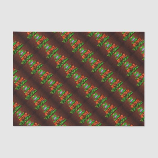 Papier Mousseline Neon A Un Très Joyeux Noël (Recto)