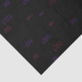 Papier Mousseline Neon Bats (Détail)
