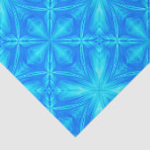 Papier Mousseline Neon Blue Turquoise Psychedelic Cloudy Abstrait (Détail)