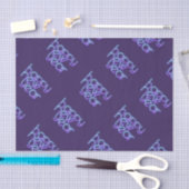 Papier Mousseline Neon Bonne Année (Artisanat)