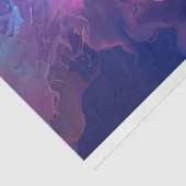 Papier Mousseline Neon brillant dans le crâne foncé Pirate découpage (Détail)