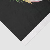 Papier Mousseline Neon Cavoodle avec casque Tissu Papier (Détail)