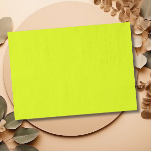 Papier Mousseline Neon Chartreuse couleur solide Couleur tendance